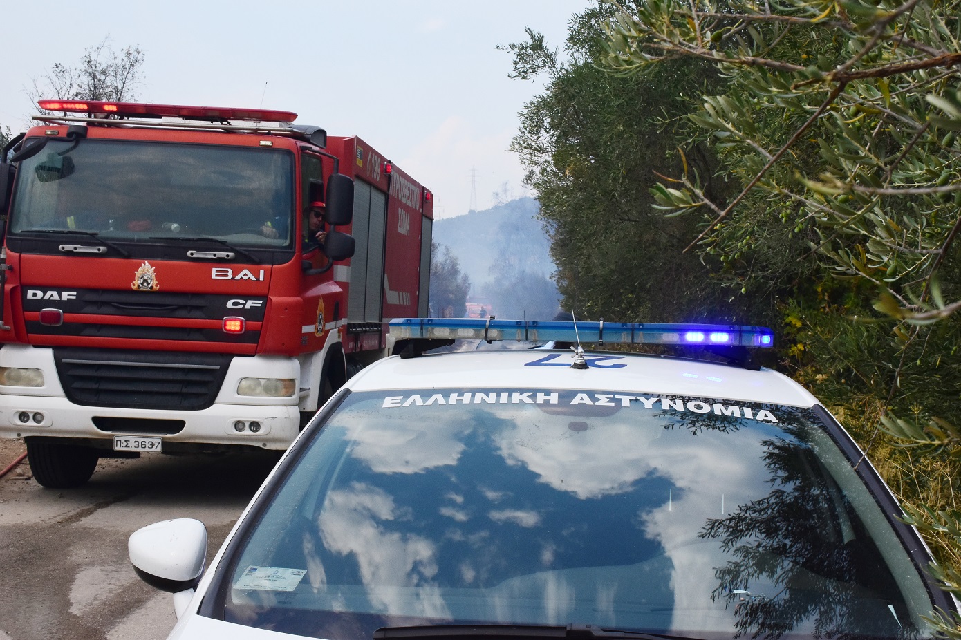 Φωτιά στην Αχαΐα υπό έλεγχο με τη συνδρομή πυροσβεστών και αεροσκαφών