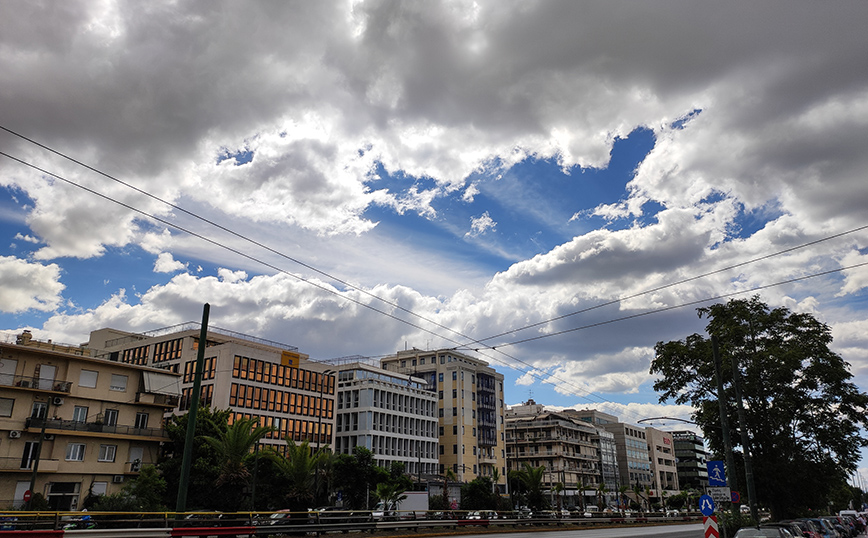 Καιρός Κυριακής Κύριο Χαρακτηριστικό οι Νεφώσεις και η Μικρή Άνοδος Θερμοκρασίας