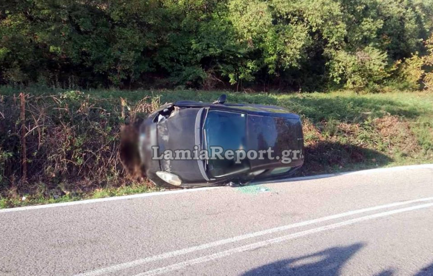 Τροχαίο ατύχημα στην εθνική οδό Λαμίας – Καρπενησίου με εγκλωβισμό οδηγού