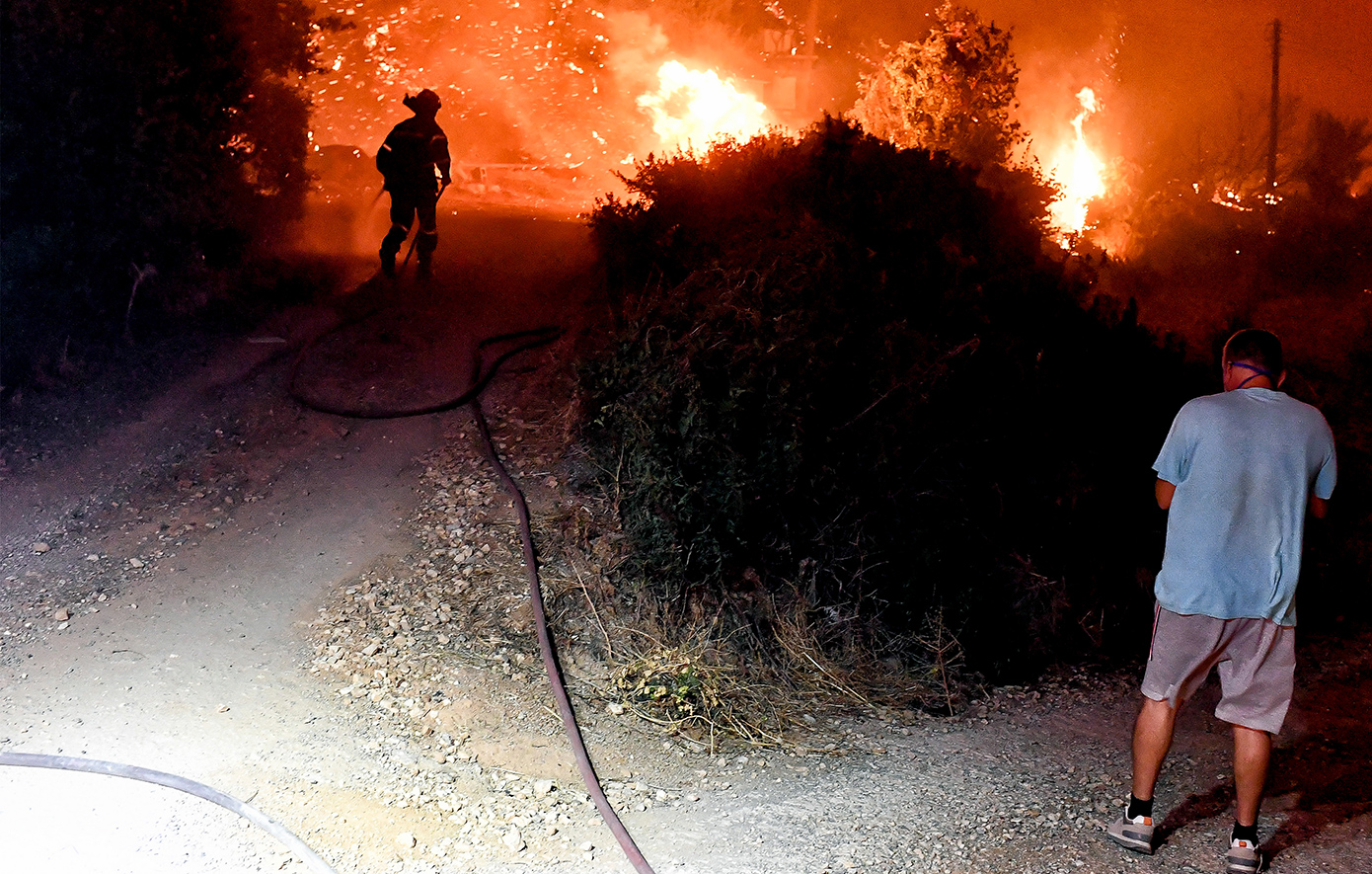 Φωτιά στο Παγγαίο Όρος και η Δυσκολία Επέμβασης από Εναέρια Μέσα